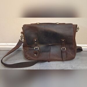 Kattee Leather Messenger Bag/Satchel Briefcase